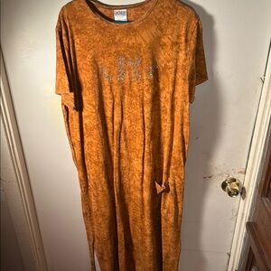 Cactus Bay Brown Tie-Dye Top